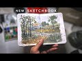 Is it the perfect sketchbook for watercolor sketches  asmr relaxing ambience