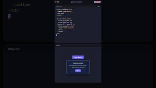Popover API + Invoker Commands -- Build UI Without JavaScript #shorts