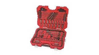 CRAFTSMAN 121-Piece Standard (SAE) And Metric Gunmetal Chrome Mechanic's Tool Set