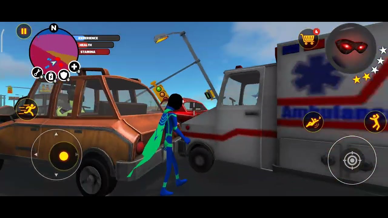 STICKMAN SUPERHERO / MOBILE GAMES VIDEO / ANDROID GAMES VIDEO /