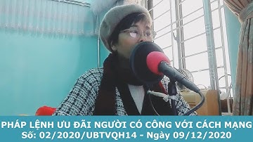 Pháp Lệnh Ưu Đãi Người Có Công Với Cách Mạng 2020 - Chương 6-7. ĐÌNH CHỈ, CHẤM DỨT HƯỞNG CHẾ ĐỘ