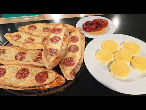 Pite turke me sallam crudo me piper e djathë mozzarella dhe ëmbëlsirë me miell misri/Recetat e ditës