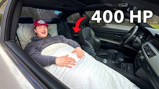 I built a Cozy Bed in a Race Car (and went off-road camping)