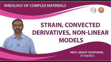 Strain, convected derivatives, non-linear models