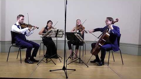 The Doric String Quartet performing live in Chichester Assembly Room.1st October 2020.