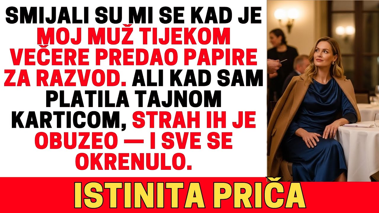Na Božić su se moji svekrvi rugali mom padu — sve dok konobar nije bacio pogled na moju karticu.