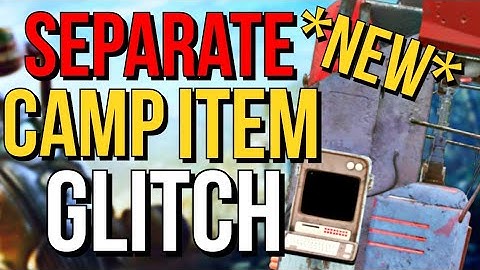 Fallout 76 Separate Camp Item Glitch! *NEW* Collectron, Ammo Machine, Brahmin Pen, More!