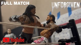 FULL MATCH: Roman Reigns Vs. Jey Uso | Unforgiven - HFW Championship