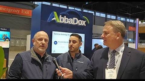 RSNA 2024 – Interview with Abbadox