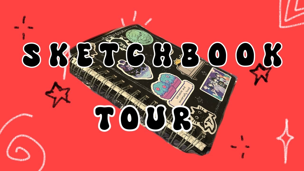 MY FIRST EVER SKETCHBOOK TOUR where I’m very confident !!(Feb 2024 ...