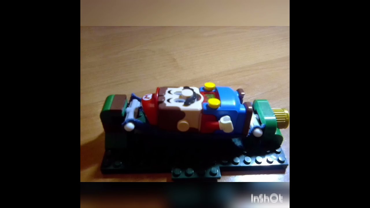 Lego Mario makes a hammock. Lego Homemade with Mario.