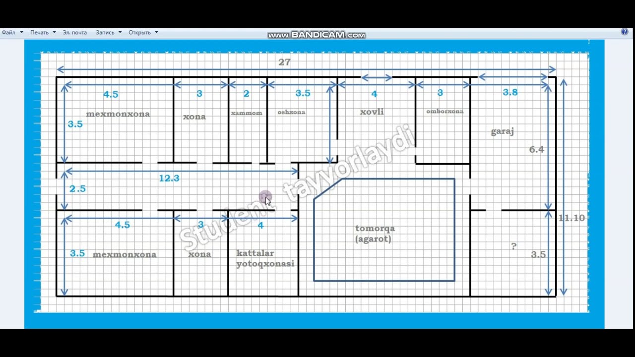 Уй чертежи чизмалари