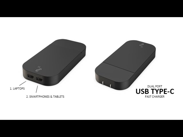 Mu Two - Next Gen 63W Dual USB Type-C Wall Charger | Indiegogo