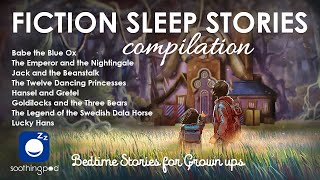 Bedtime Sleep Stories |‍♀3 HRS Fiction stories compilation | Lucky Hans, Babe the Blue Ox & 6 more