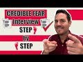 Credible Fear Interview, Step by Step