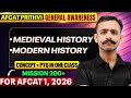 Complete Medieval & Modern History For AFCAT 1, 2026 | General Awareness For AFCAT 2026 | AFCAT Exam