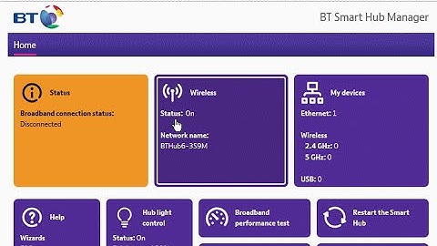 Web admin interface of the BT Smart Hub (BT Home Hub 6) router. How do you turn off wifi?