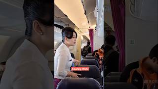 Beautiful Cabin Crew | Luxury Air Travel | International Flight Crew | Plane Ticket Price #shorts