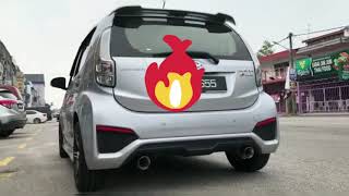 Perodua Myvi Icon Twin Exhaust Muffler With Low Noise Full Max Racing Upgrade Myvi Lagi Best Alza