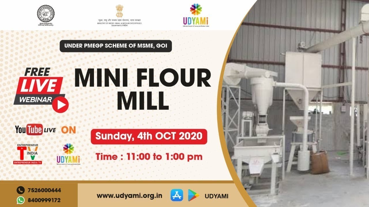 Free Live inar On Mini Flour Mill Business YouTube