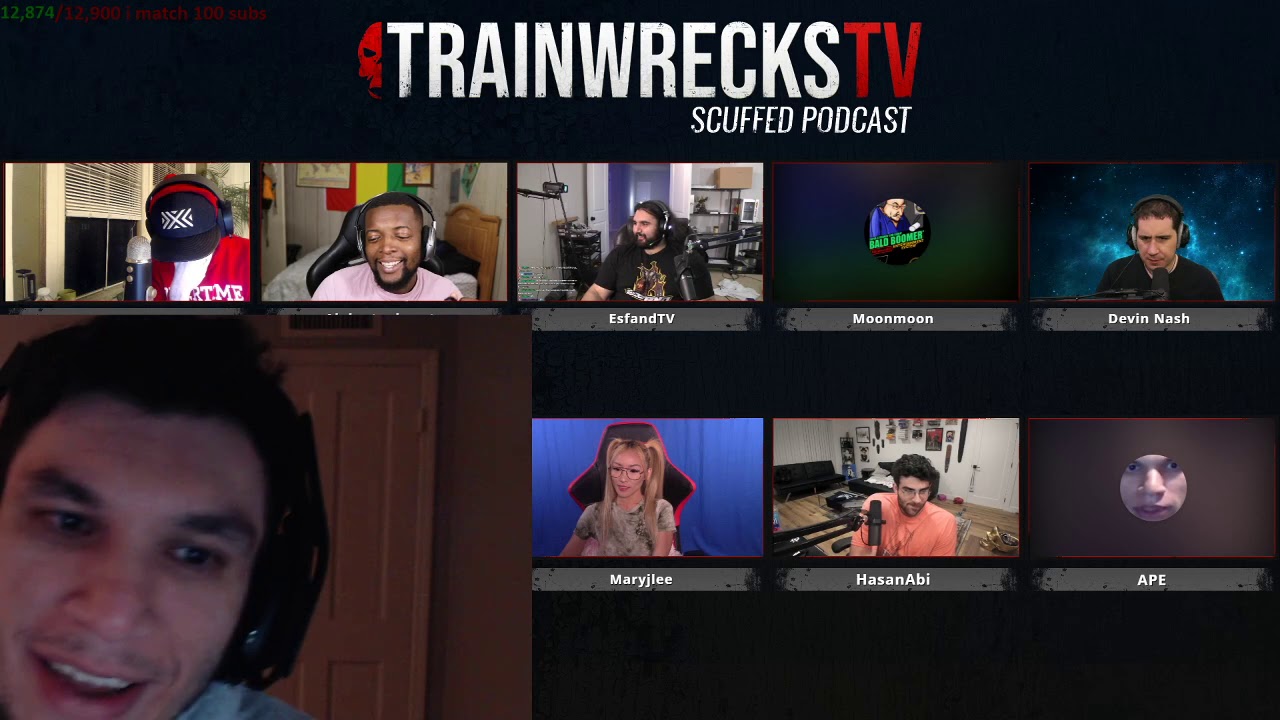 SCUFFED Podcast #77 with moonmoon, asmongold, reckful, hasanabi and esfandtv