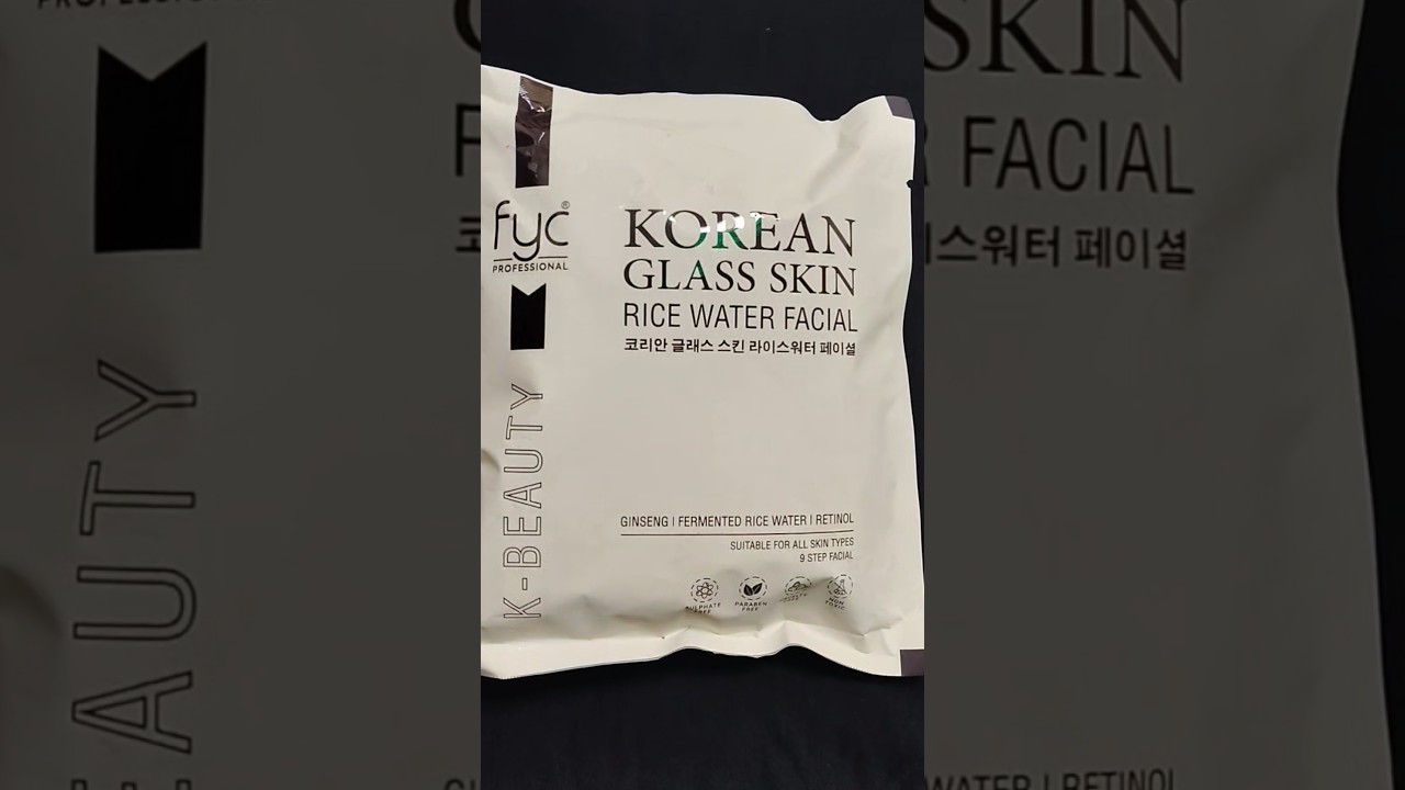 affordable price Best Korean glass skin rice water facial kit 🤯