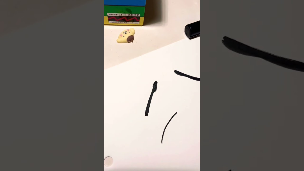 Drawing with black posca marker! (Crying) 