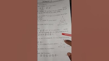 class 10 geometry chapter 1b question answer in odia,