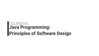 COURSERA || Java Programming: Principles of Software Design || All Quiz Answers