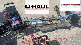 How to Add a Winch to a U-Haul Transport Car Trailer