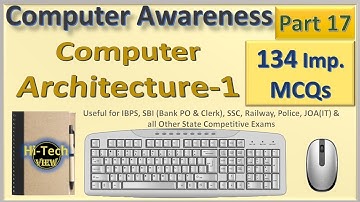 Computer Architecture and organization MCQ | By Rajesh sir | Part 1/5 | Computer Awareness