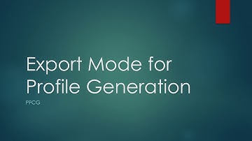 Expert Mode for Profile Generation