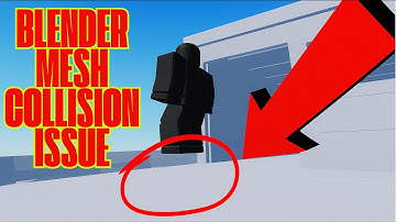 How to Fix Messed Up Collisions in Roblox Studio (Blender mesh Fix)