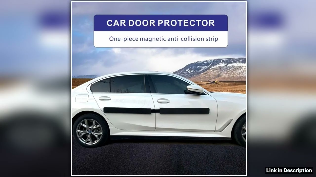 Folding Connected Style Car Door Protector Magnetic Body Side Anticollision Protection Strip Car