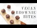 Healthy Brownie Bites Recipe (Vegan/Plant Based) | I Covet Thee