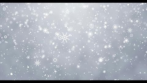 White Christmas 2024 Snowflakes Background Loop | Motion Graphics template - Envato elements