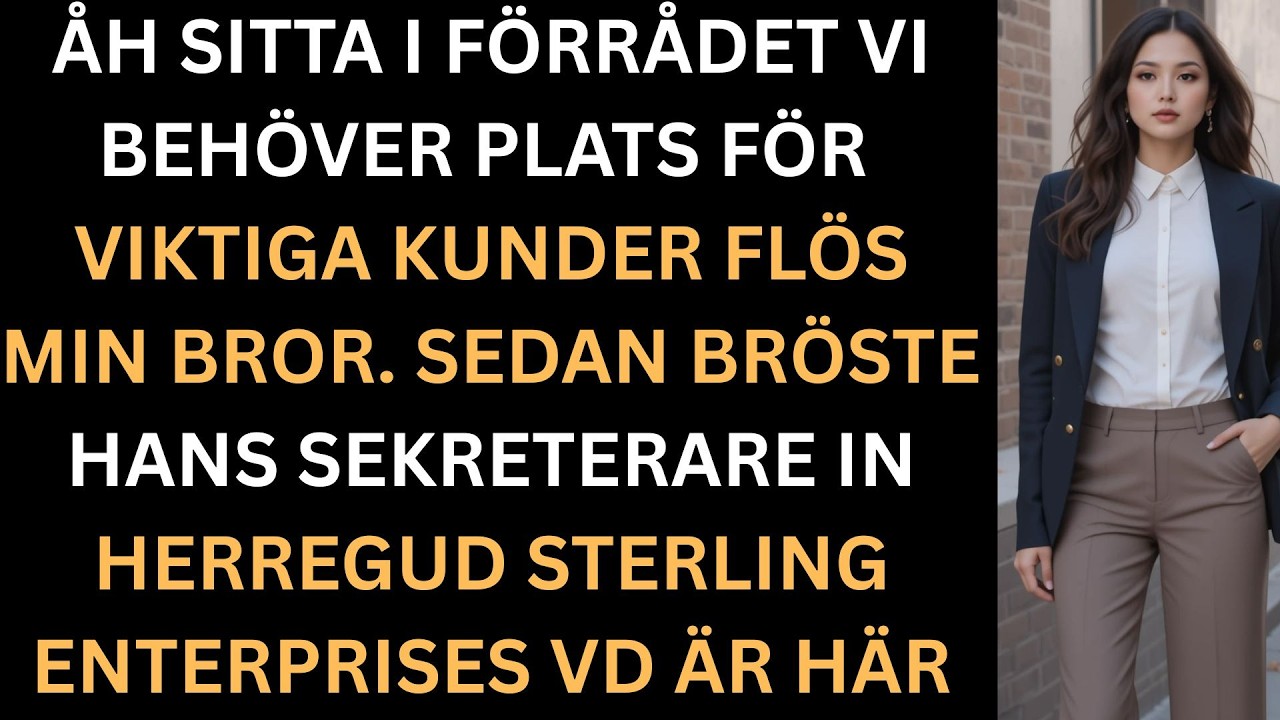 De satte mig i förrådet på mötet utan att veta att jag var största investeraren