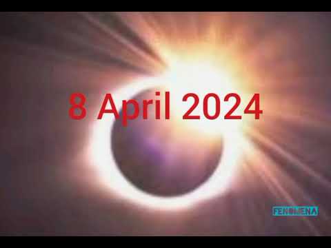 berita fenomena alam gerhana matahari 8 April 2024_bulan romadhon 1445H