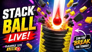 Stack Ball Game Live 😱🥶 #stackball #shortslive