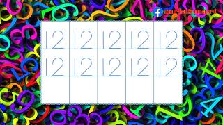 How to Write Numbers 12 | Precise Formation | Merryland Academy Digital Classroom