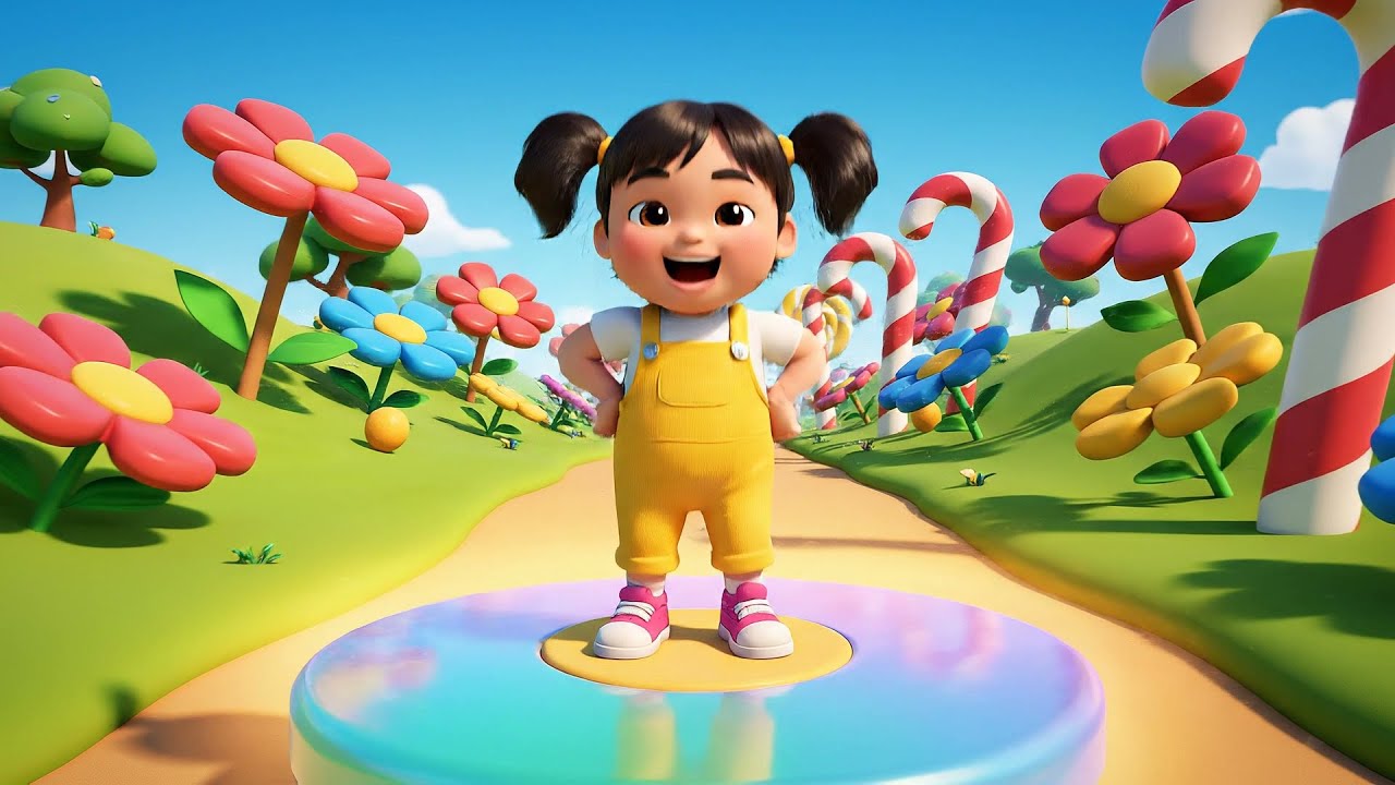 Fall Guys Wobbly Runner Rolled Through a Colorful Obstacle | Kids Songs & Nursery Rhymes