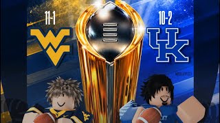 UCFA National Championship | | #3 Kentucky VS. #1 West Virginia | Game Highlights