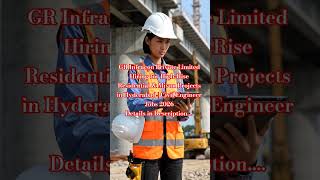 GR Infracon Private Limited Hiring for High-Rise Residential & Mivan Projects in Hyderabad