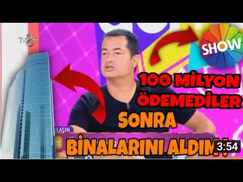 ACUN ILICALI;SHOW TV 100 MİLYONUMU ÖDEMEDİ SONRA BİNALARINI SATIN ALDIM!