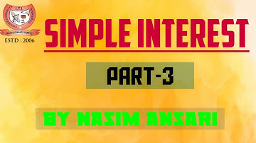 WORKSHOP CALCULATION AND SCIENCE || SIMPLE INTEREST (Part-3)
