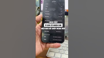 Cách test iPhone Lock độ sim có lên iOS 26 được không?