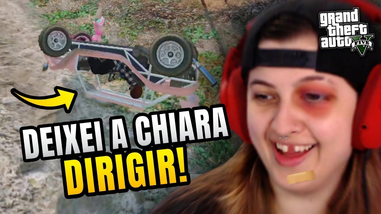 A CHIARA CAPOTOU O CARRO COMIGO E UM BEBÊ! - GTA RP