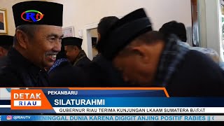 GUBERNUR RIAU TERIMA KUNJUNGAN LKAAM SUMATERA BARAT