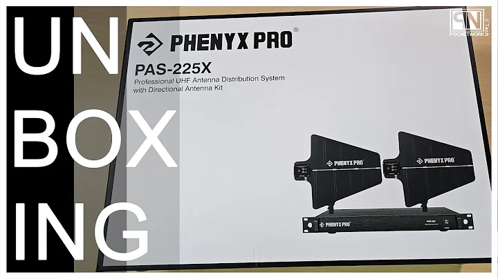 Phenyx Pro PAS-225X UHF Antenna Distribution System - Unboxing, Review, and Demo - Poc Network