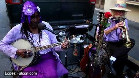 David & Roselyn When the saints go marching in New Orleans Street By Lopez Falcon Photography